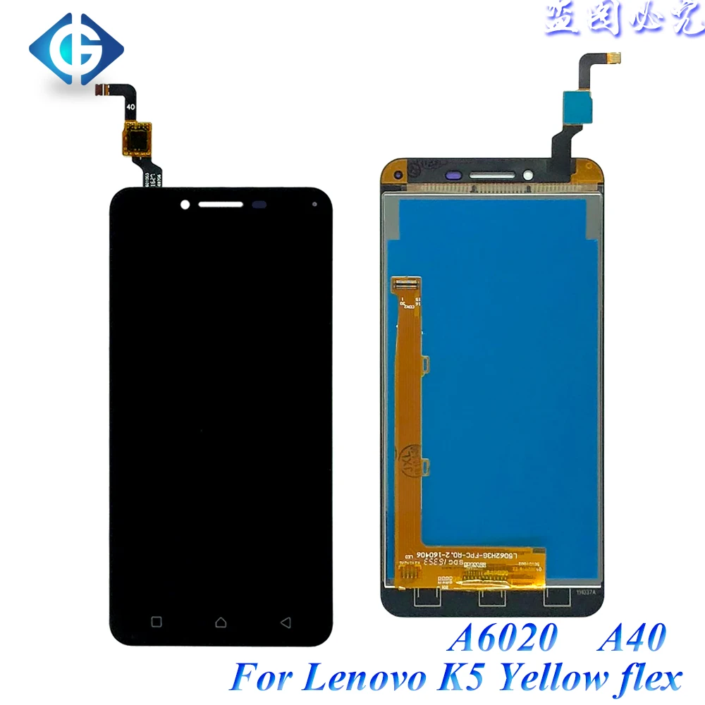 

5'' 1280x720 LCD for Lenovo A6020A40 Display with Touch Screen Assembly for Lenovo K5 LCD Screen Replacement Free Shipping