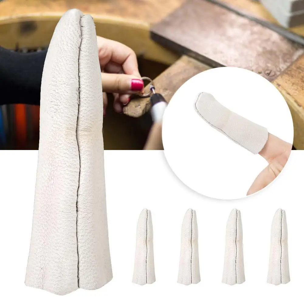 

Professional 5pcs Jewelry Making Fingers Protective Sleeves Duim Protector DIY Jeweler Fashion Jewelry Making Accessory Tool