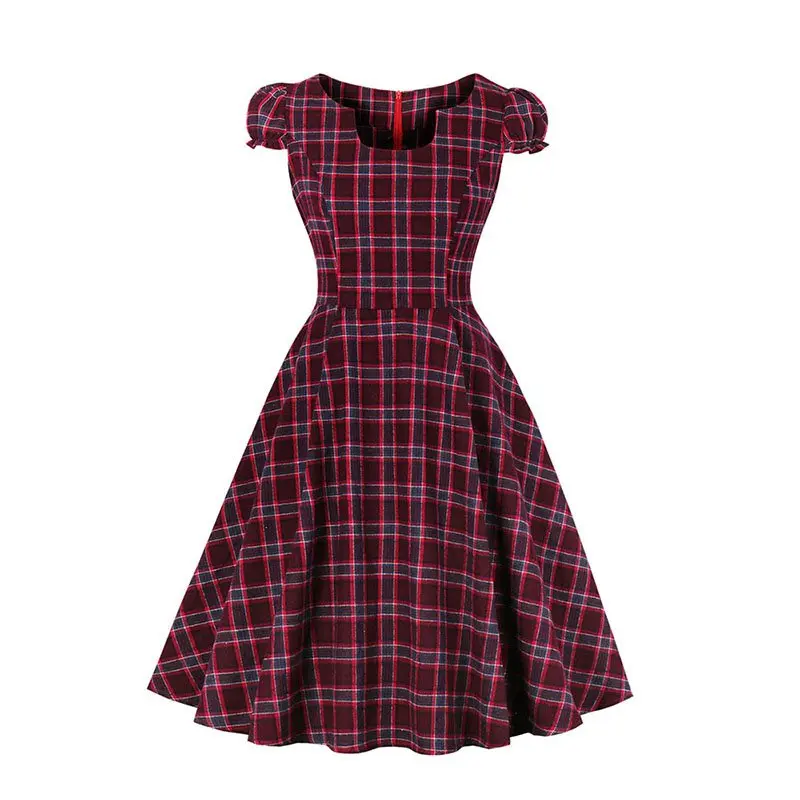 retro mini aline dress