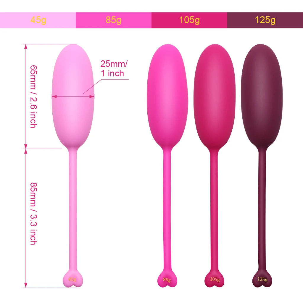 Luvkis Smart Ball Kegel Ball Ben Wa Ball Safe Silicone Vagina Tighten Exercise Machine Vaginal Geisha Ball Sex Toys for Women