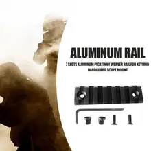 Новое поступление, горячая распродажа 7 слотов алюминиевый Пикатинни Вивер рельс для цевье для винтовки Сфера аксессуары для горной охоты
