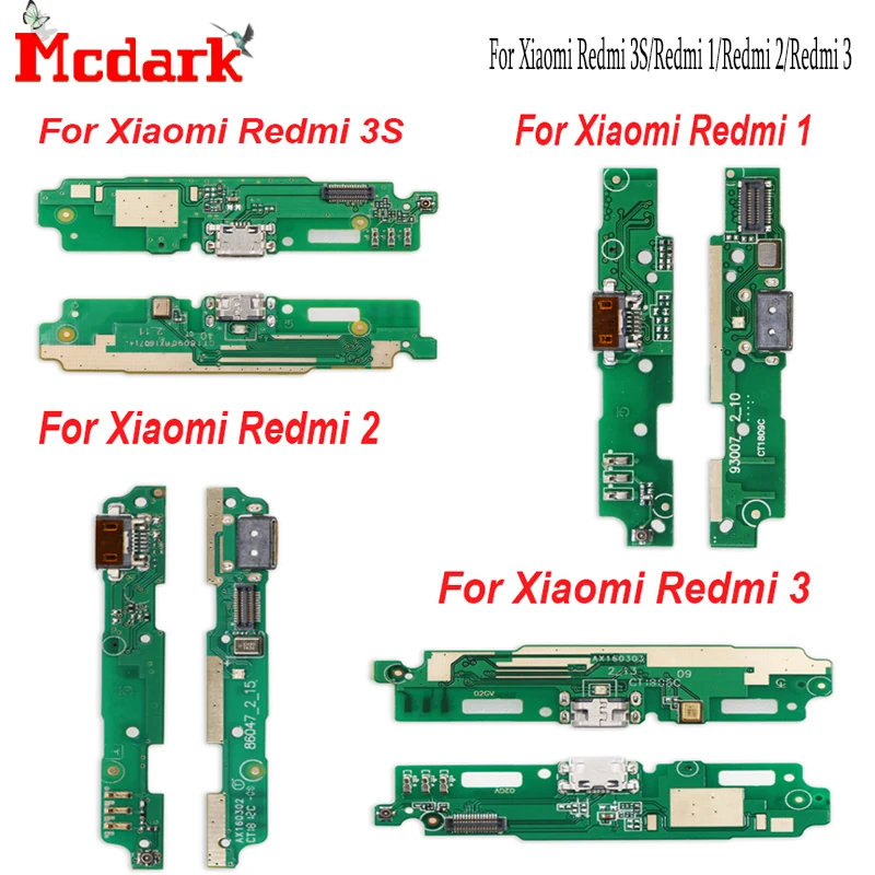 

Mcdark For Xiaomi Redmi 1 Redmi 2 USB Charging Port Board Flex Cable Connector Part For Xiaomi Redmi 3 Redmi 3S