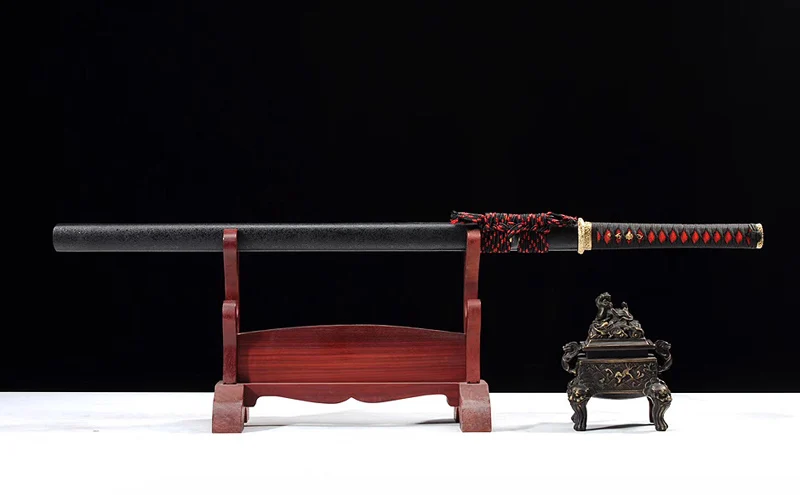 

Home Decoration Chinese Ming Dynasty Sword Handmade Damascus Folded Steel Full Tang Blade Functional Real Sword very Sharp