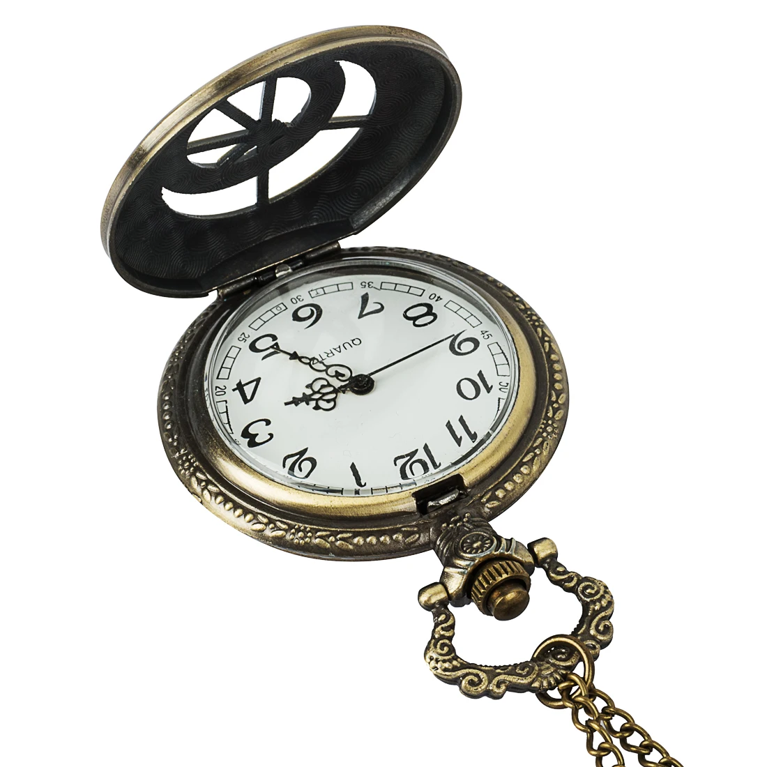 2019 New Arrival Hollow Dr Doctor Who Pocket Watch With Chain Necklace Best Gift To Women 5