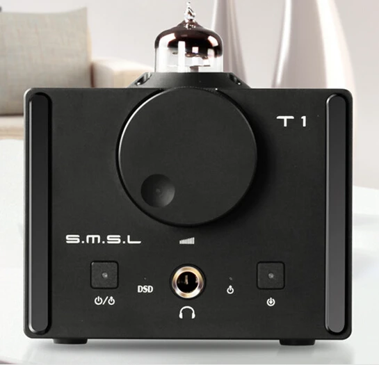 SMSL T1 DAC DSD512 Tube Headphone Amplifier 384KHZ