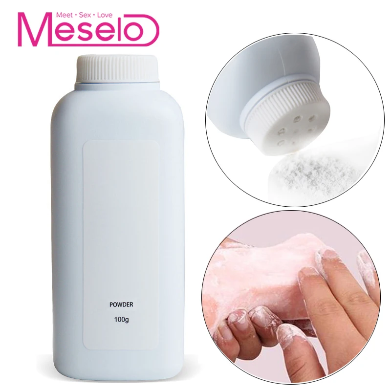 Meselo 100 г/бутылка секс игрушки уход за порошком талька очиститель мастурбаторов