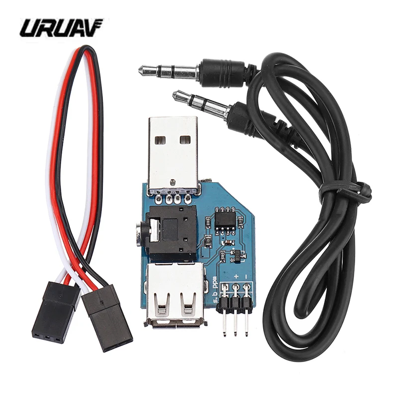Беспроводной адаптер URUAV USB Dongle с симулятором поддерживает FrSky Flysky RadioLink Walkera SBUS PPM