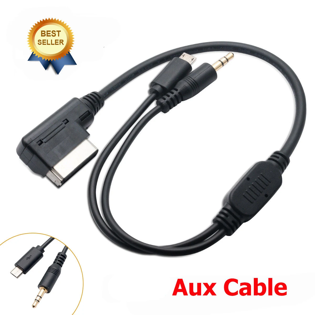 

AMI MMI MDI Car Music Interface Audio AUX Cable Adapter to Android