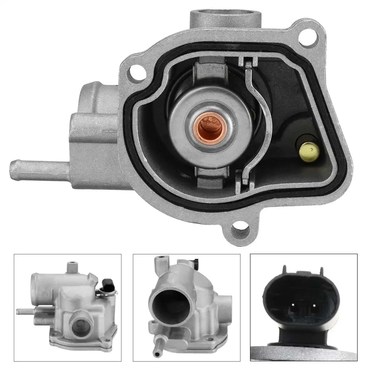 

Car Engine Coolant Thermostat With Housing + Gasket For Mercedes-Benz C-Class CLK E-Class S-Class #6462000015 6462030075