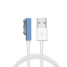 Зарядное устройство для телефона usb micro Быстрая Зарядка адаптер 1 м Магнитный зарядный кабель W/светодиодный для sony Xperia Z3 L55t Z2 Z1 Compact Новинка