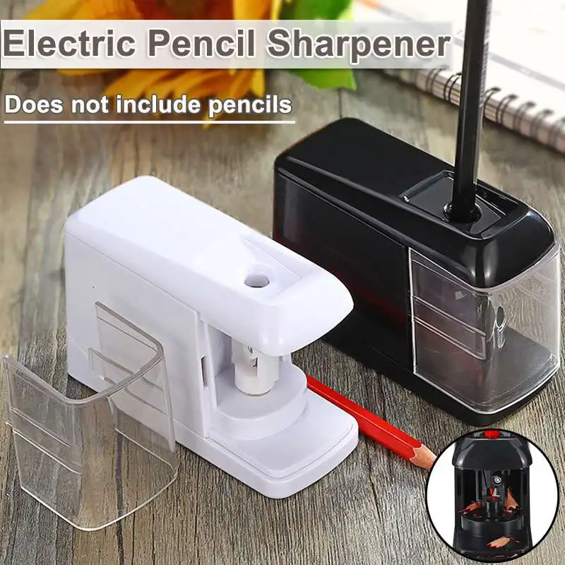 

Electric Pencil Sharpener Use Battery Automatic Operated Powered Electronic Pencil Sharpener For 0-8mm Pencils Office Student