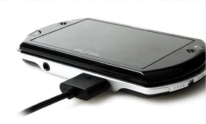 1000 шт. для psp GO кабель USB для синхронизации Шнур зарядки мощность провода линии кабель черный 2 в 1