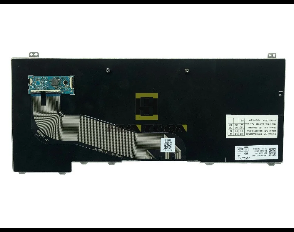 Подлинная новая SW версия черный для DELL широта E5540 E5440 клавиатура NSK-DV3BC CN-0KJ1XG PK130WQ4A30 шведский