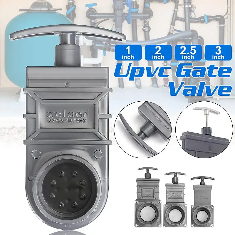 

New DN32/DN40/DN50/DN65/DN80 UPVC EPDM Sewage Gate Valve Industry Pull Plate Mixing Valve1.5inch/2inch/2.5inch/3inch/3.5inch