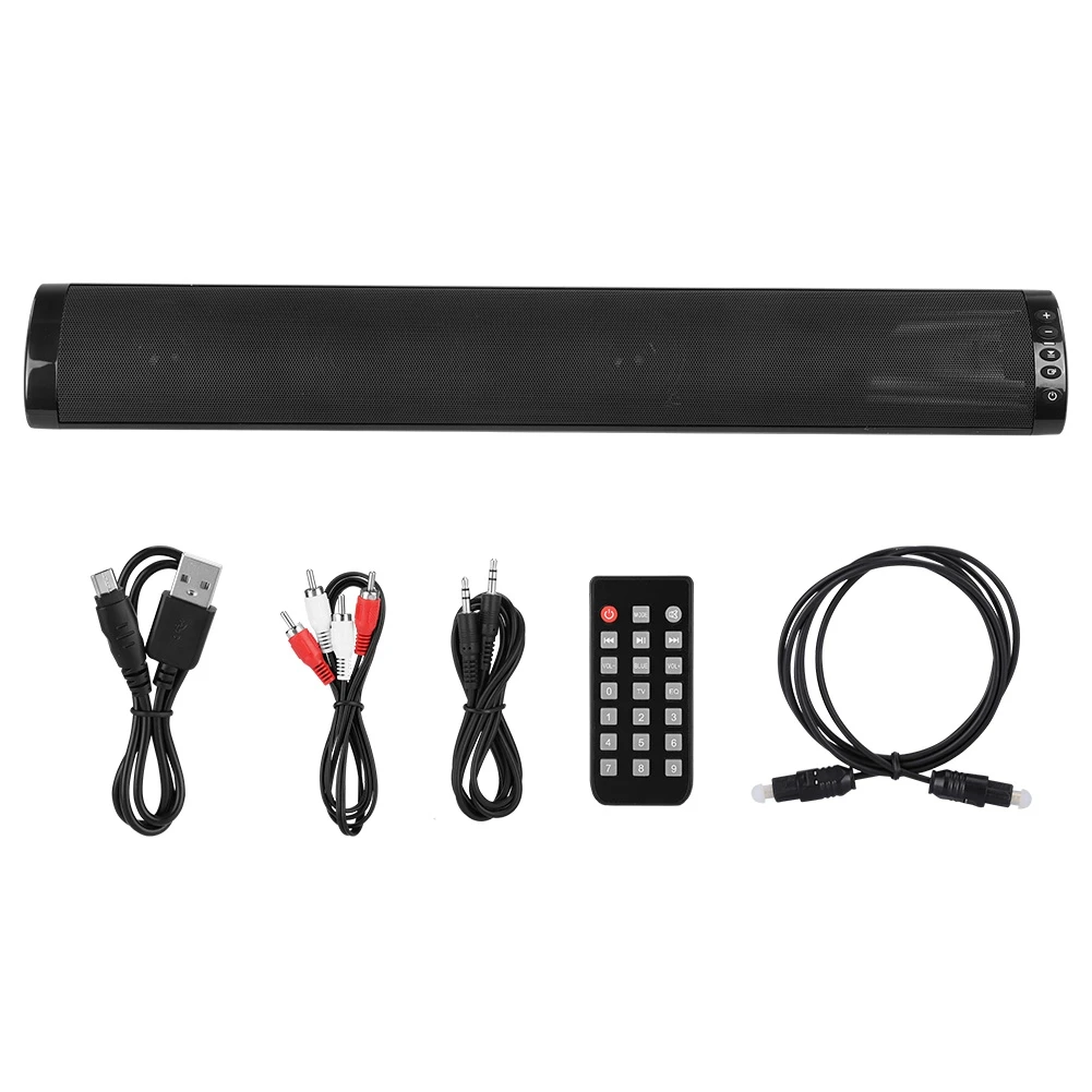 

Dual-speaker Surrounding Sound Bluetooth 5.0 Soundbar 6-hour Music Stereo Soundbar