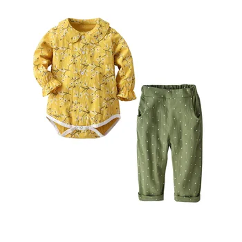 

Baby Girls Fashion Clothes Sets 2PCS Sweatshirt Tops+Pants Outfit Baby Girl Fashion Outfit Clothes H397