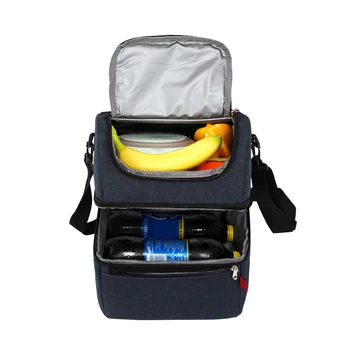 

Portable Insulated Cooler Bento Tote Picnic Food Drink Fruit Fresh Keeping Organizer Handbag Picnic Lunch Box Case Supplies Gear