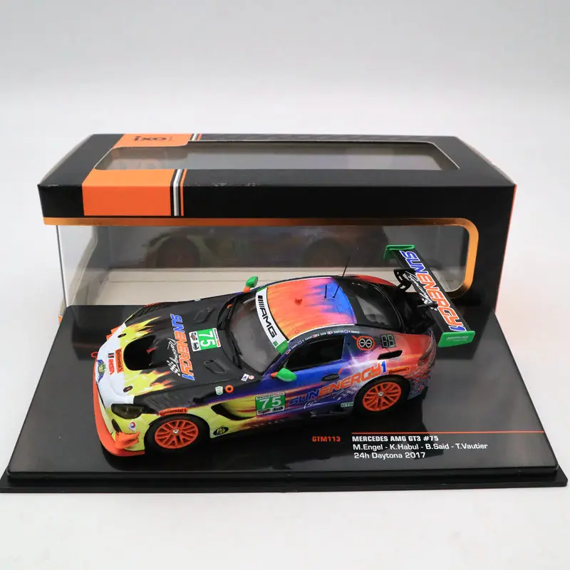 IXO 1:43 MERCEDES AMG GT3 #75 24 H Daytona 2017 GTM113 Ограниченная серия Коллекция игрушек модель автомобиля модели