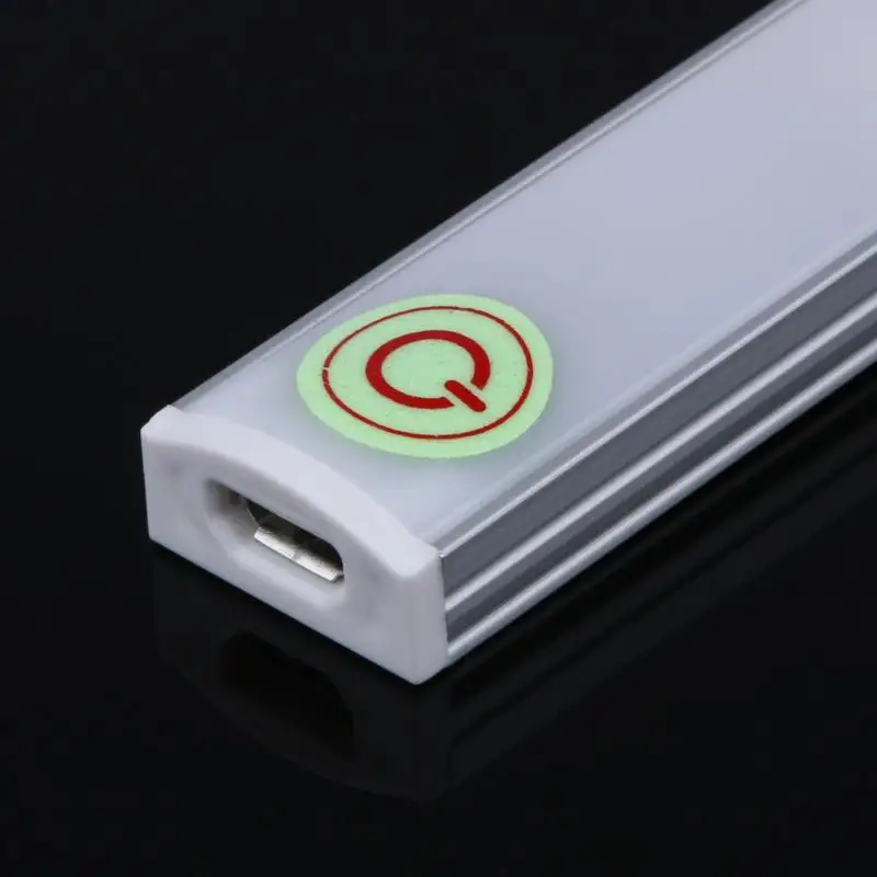 Светодиодный сенсорный USB Датчик 30 см 6 Вт Интерфейсный светильник для шкафа