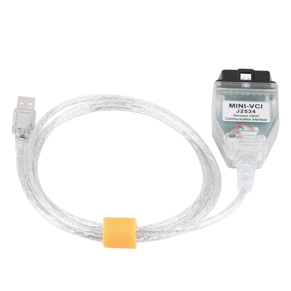 

Car Repair Tool Mini VCI J2534 OBD2 USB Connector Car Program Diagnostic Cable for Toyota TIS V13.00.022 Diagnostic Tools