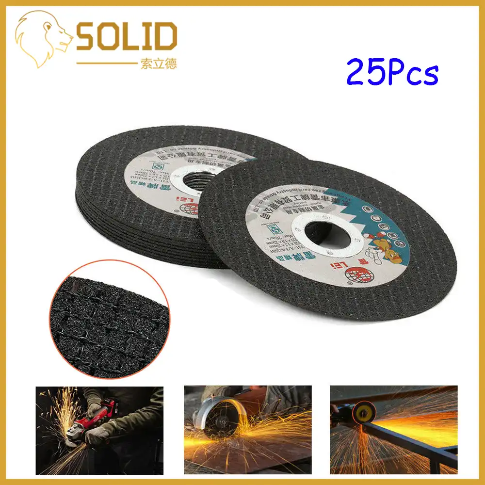 5Pcs 5 Inch Resin Cutting Disc Metal Cut Off Wheel Angle Grinder For Rotary Tool