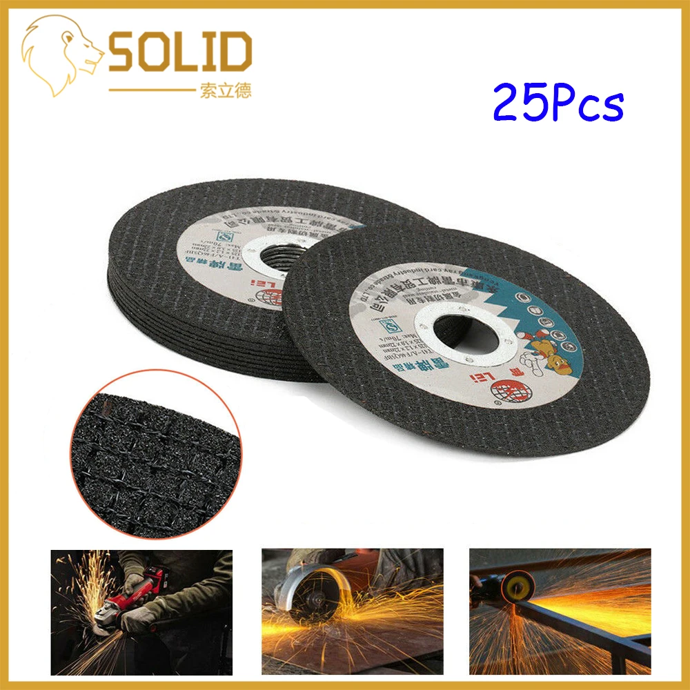 

125mm Metal Cutting Disc Angle Grinder Disc Wheel Fiber Reinforced Resin Slice Saw Blade Grinding Wheel Cut Off Wheels Rotary 5"