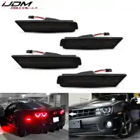 IJDM 12 V Amber/สีแดง Full Side Marker ไฟสำหรับ 2010-2015 Chevy Camaro, (ด้านหน้า: amber, ด้านหลัง: สีแดง) ขับเคลื่อนโดยรวม 96 SMD LED