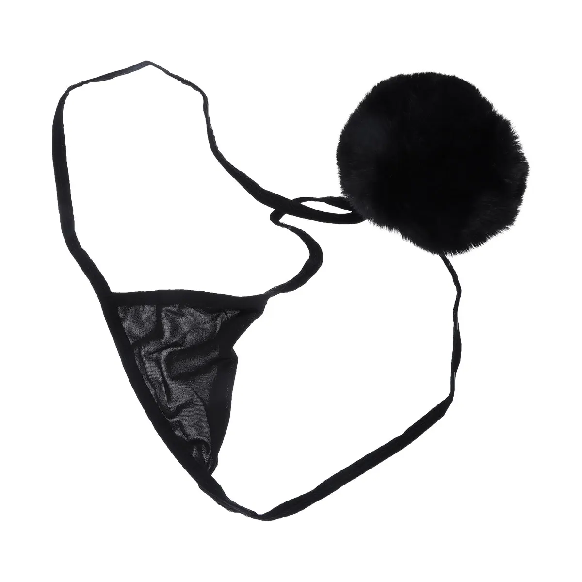 

Briefs Sexy Flirting Creative Fuzzy Ball Tail Flirting Underwear Beautiful Brief For Women Adults Ladies