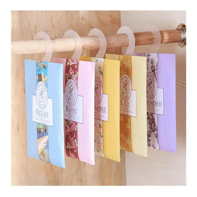 

2pcs/set Aromatherapy Different Natural Smell Incense Wardrobe Sachet Air Fresh Scent Bag Perfume home Fragrance Sachets A40