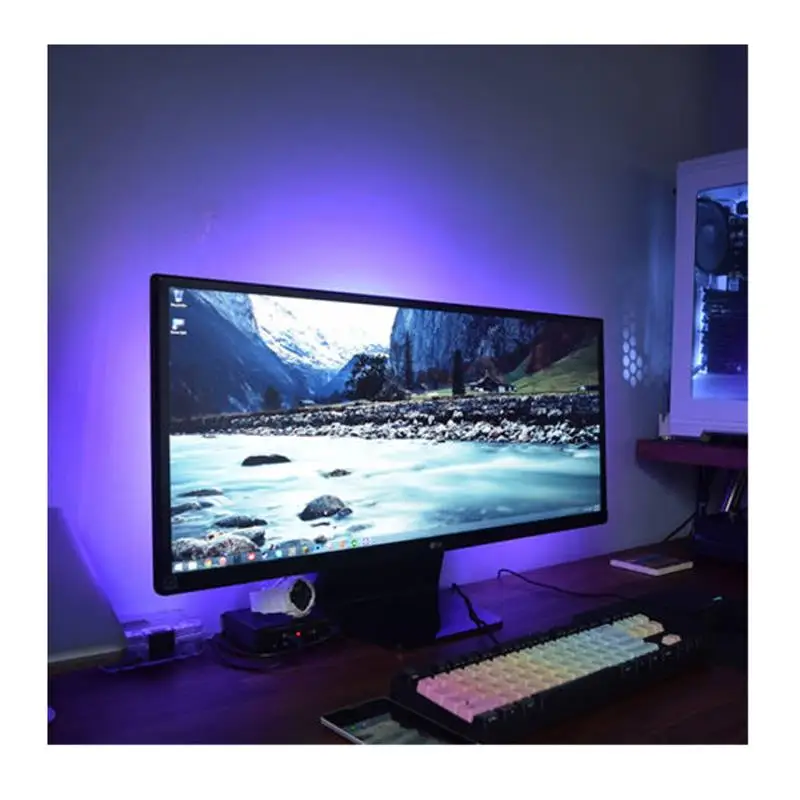 Светодиодная RGB лента для подсветки телевизора с дистанционным управлением 5 В 5050
