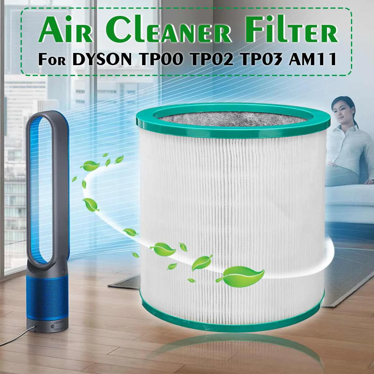 

Air Cleaner Hepa Filter for Dyson TP00 TP02 TP03 AM11 Pure Fresh Link Air Purifier Cleaner Parts Replacement Hepa Filters