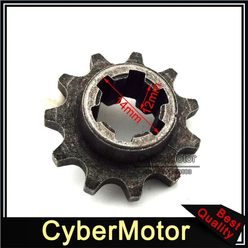

T8F 11 Tooth Front Clutch Drum Gear Box Pinion Chain Sprocket Gear For 2 Stroke 47cc 49cc Chinese Dirt Bike Mini Moto