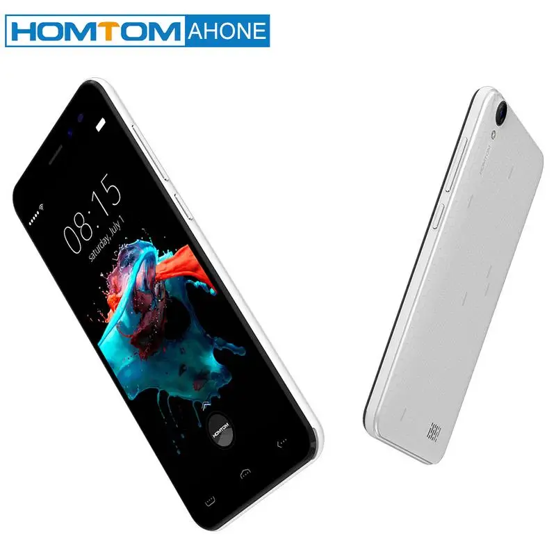 

Original HOMTOM HT16 Smartphone 3G WCDMA Android 6.0 Quad Core MTK6580 5.0" Screen 1GB RAM 8GB ROM Dual Cameras Mobile Phone