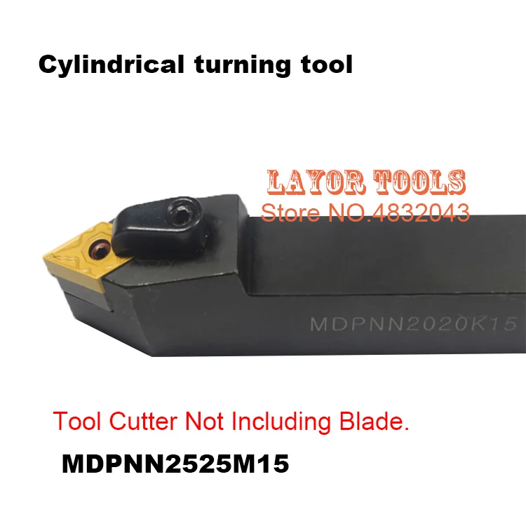 

MDPNN2525M15 Metal Lathe Cutting Tools,CNC Turning Tool,Lathe Machine Tools, External Turning Tool Type MDPNN 25*25*150mm