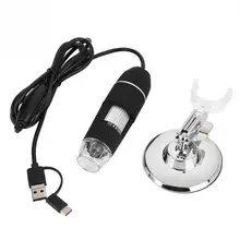 1000X 3в1 1,5 м микроскоп usb Тип C микро HD цифровой эндоскоп зум Камера Лупа электронный микроскоп+ подставка устройство