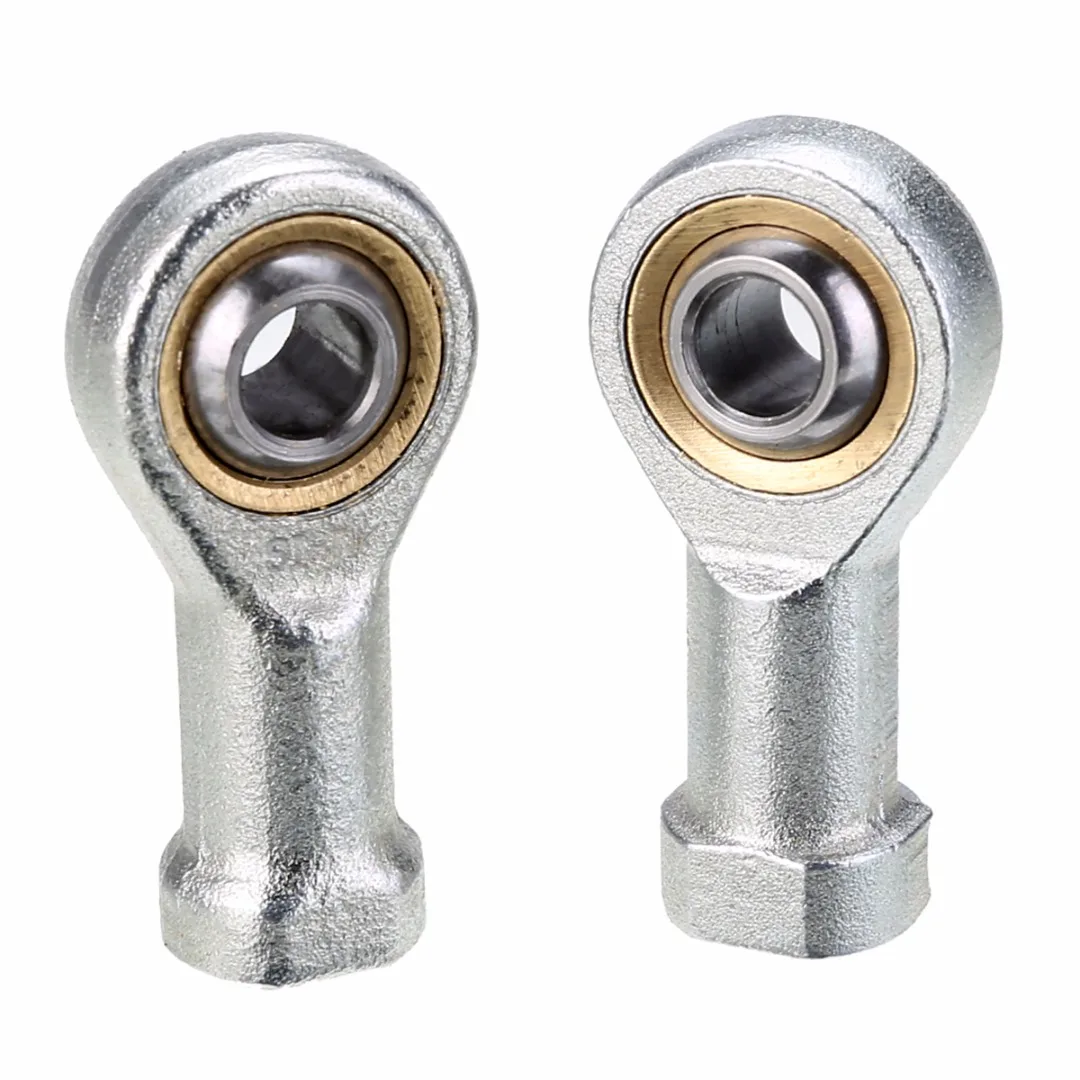 

2pcs New 8mm Fisheye Internal Female Metric Thread Rod High Hardness End Ball Joint Bearing Set SI8T/K M8x1.25mm