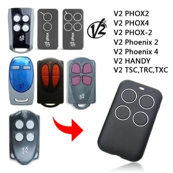 

V2 TSC TRC TXC HANDY Phoenix 2 4 PHOX-2 V2 PHOX2 PHOX4 garage universal RF remote control V2 remote control 433.92MHz