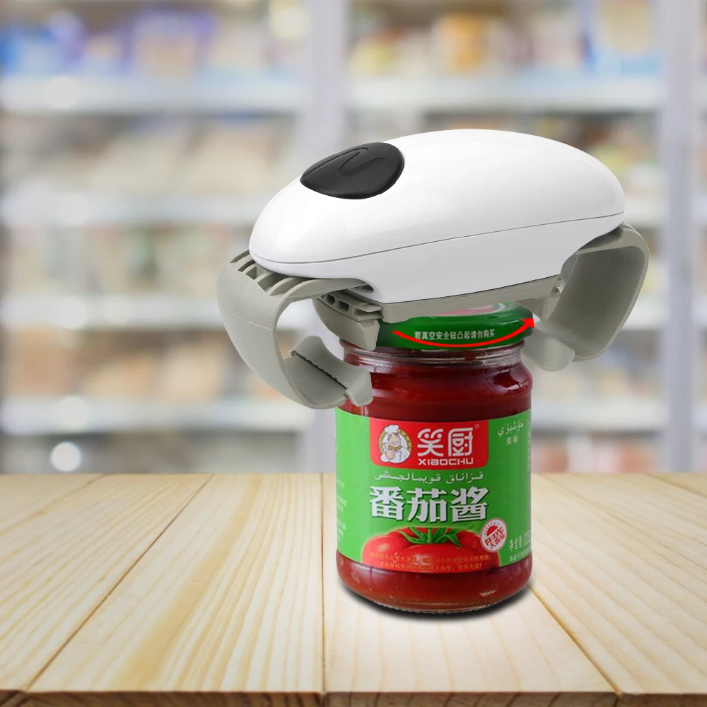 

Automatic Tin Jar Opener Electric Bottle Opener Glass Canned Kitchen Tools Gadget Binaural Electric Can opener Creative