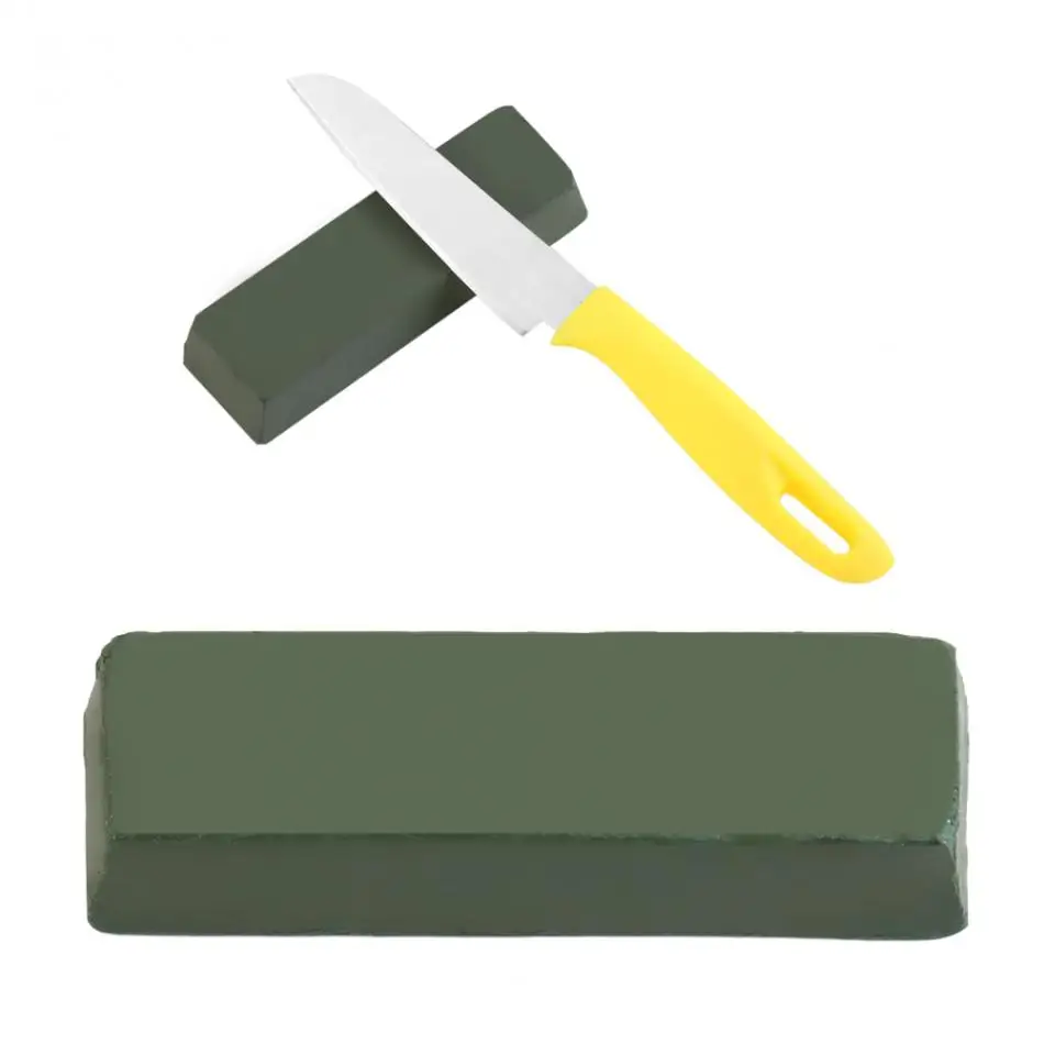 

Knife Sharpener Polishing Compound Fine Green Buffing Compound Leather Strop Sharpening Polishing Compounds Grind And Sharpening