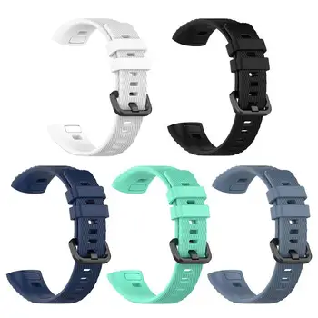 

ALLOYSEED 5 Colour Soft TPU Watch Band Bracelet Wrist Strap Replacement for Huawei Band 3 Pro Smart Bracelet