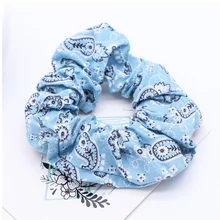 

Fashion Cashew Flowers Hair Ties For Girls Elastic Hair Bands Scrunchie Women Vintage Hair Accessories Bandana Ponytail Holder