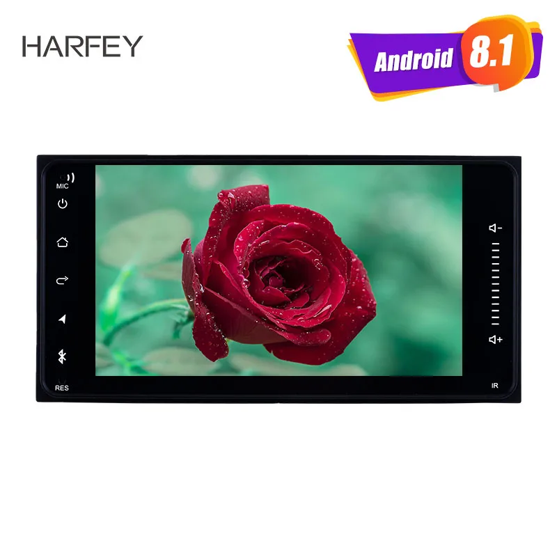 

Harfey 2Din 7 inch Android 8.1 Universal Car Player GPS Navi for TOYOTA COROLLA Camry Land Cruiser HILUX PRADO Stereo head unit