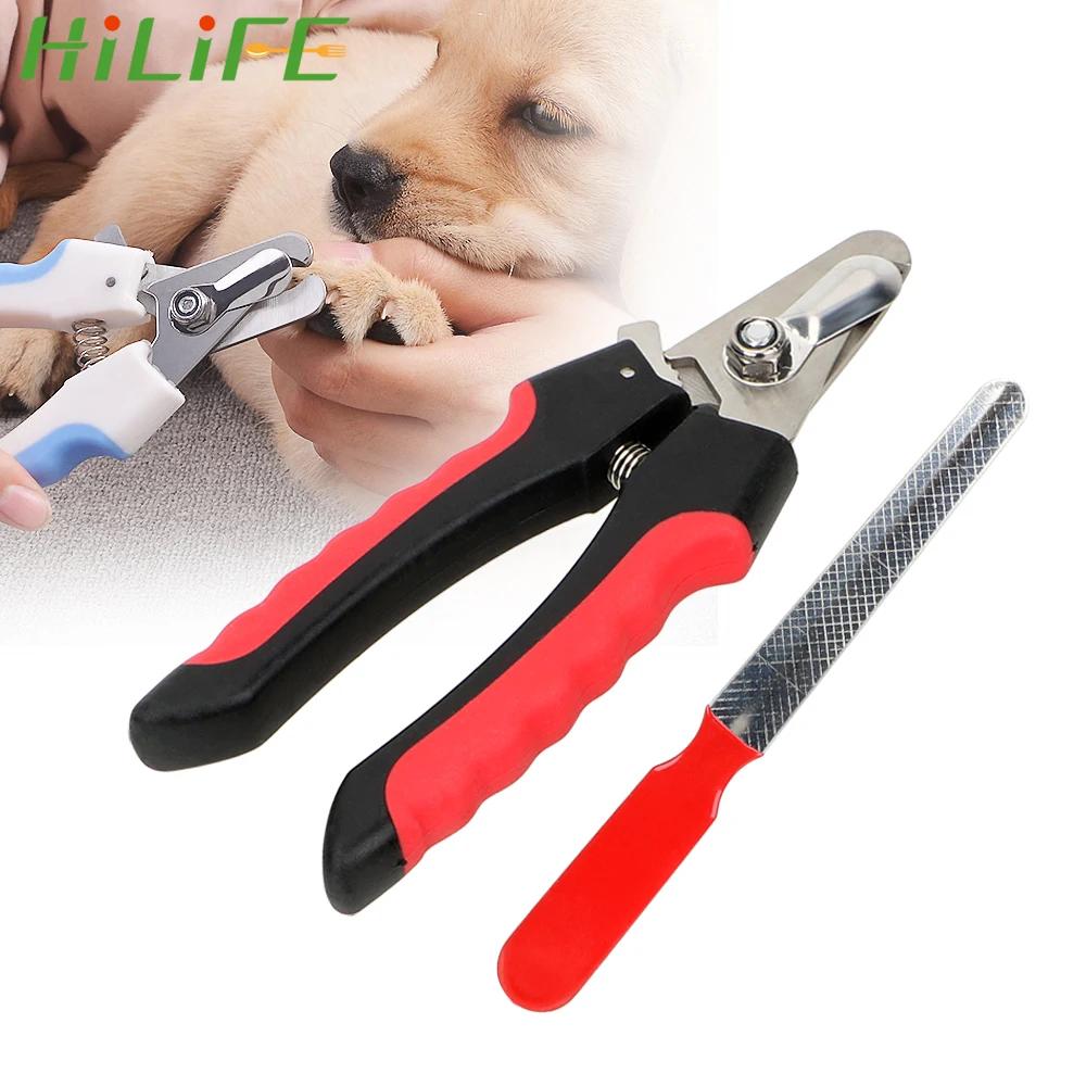

HILIFE Dog Nail Clipper Pet Nail Cutter Grooming Scissors Professional Nailclippers Pet Products Stainless Steel Dog Supplies
