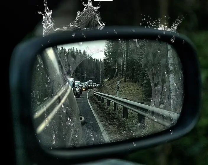 

2019 Car Rearview Mirror Protective Film Rainproof Sticker FOR mercedes w205 suzuki jimny skoda rapid opel vectra c fiat kia