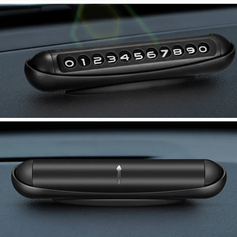 

Car Sticker Phone Number Car Temporary Parking Card Hidden Sticker Parking Card Phone Number In Car