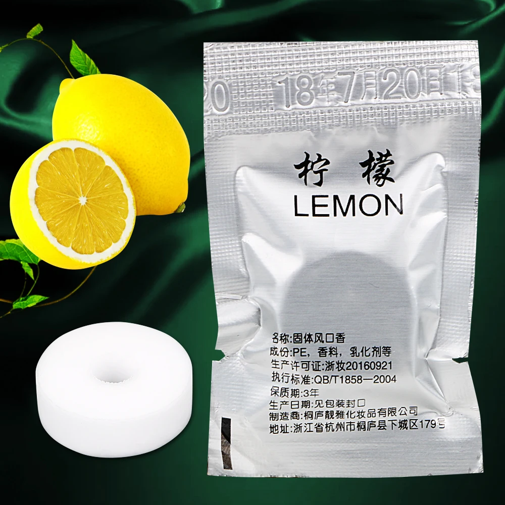 

Solid Pill Fragnace Diffusion Oil Fragnace Pad Auto Perfume Replacement for Car Vent Clip Perfume Car Air Freshener Car-styling