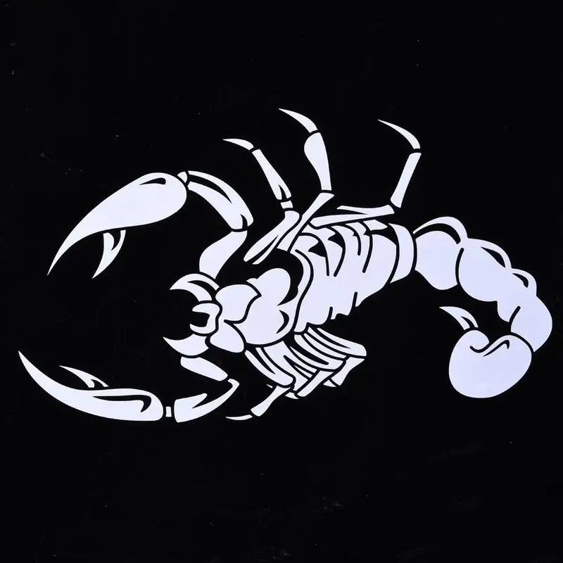 1 Piece 30cm Cute 3D Scorpion Car Stickers Car Styling Vinyl Decal Sticker For Cars Acessories Decoration QC29