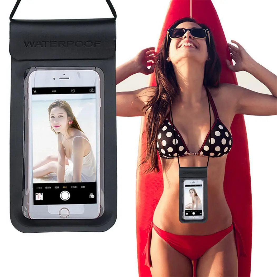 Waterproof Multifunctional Mobile Phone Pouch Dry Rope Bag Easy to install and take off Case With Neck Strap | Мобильные телефоны и