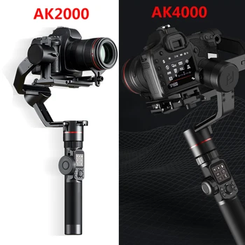 

FeiyuTech AK2000S AK4000 3-Axis Camera Stabilizer Handhel Gimbal for Sony Canon 5D Panasonic GH5 Nikon 2.8 kg 4KG Payload Phone