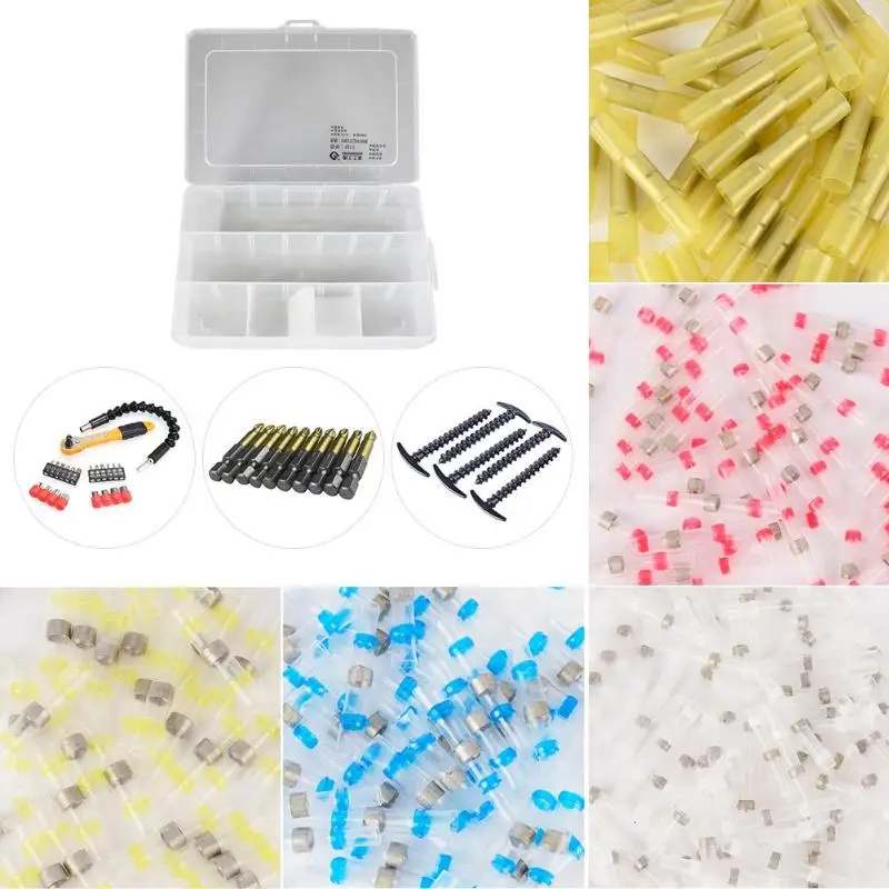 

Portable Toolbox Durable Plastic Component Box Screws Hardware Storage Case Plastic Case Organizer Transparent Container Storage